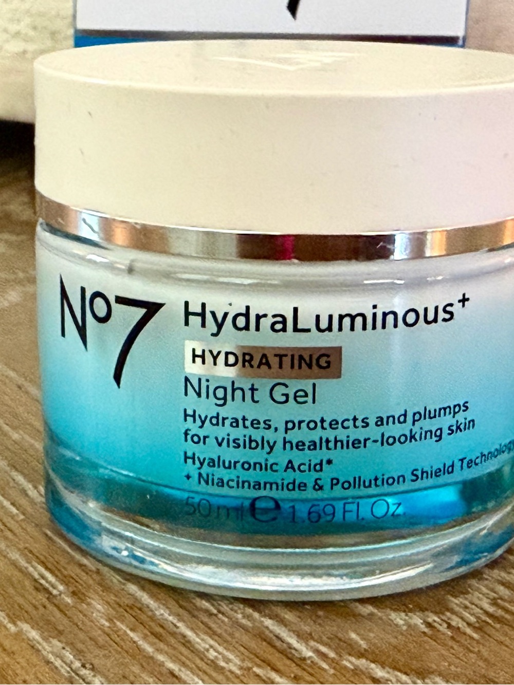No7 HydraLuminous+ Hydrating Night Gel — Blue - Picture 6 of 8